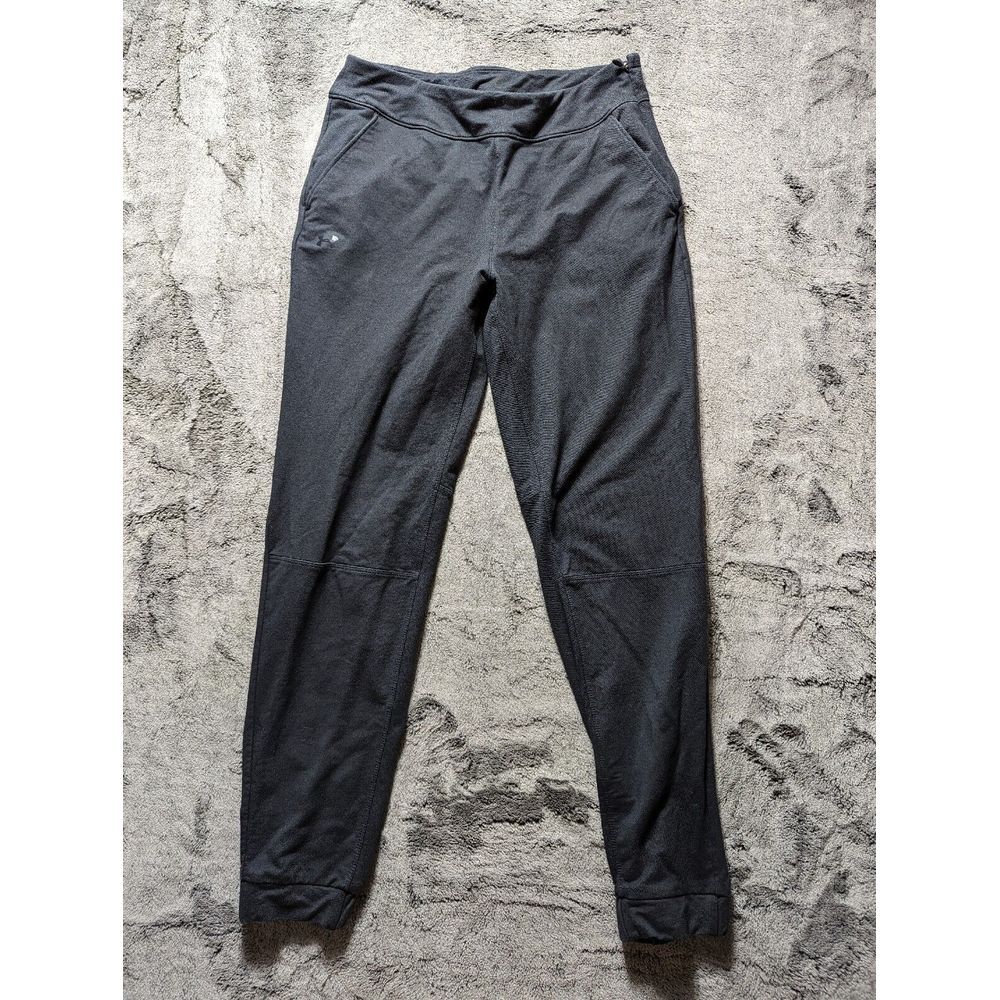 Under Armour Fitted Pants Women's Size Small Black Side Zipper - Picture 2 of 15